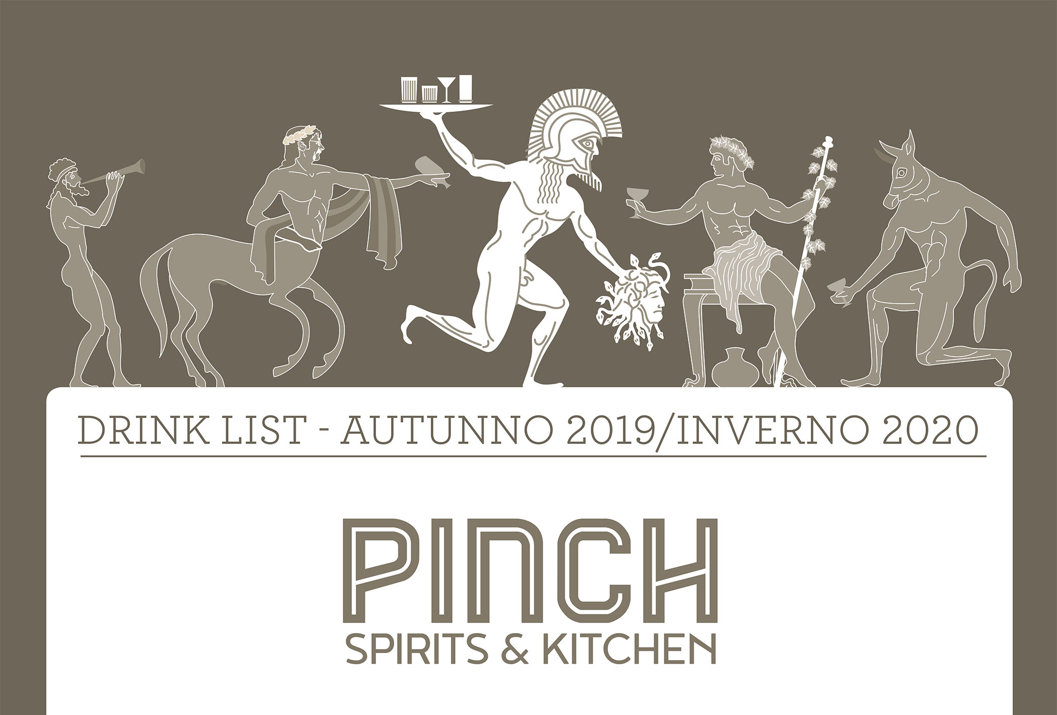 Pinch Spirits & Kitchen Milano – Drink List Autunno 2019/Inverno 2020